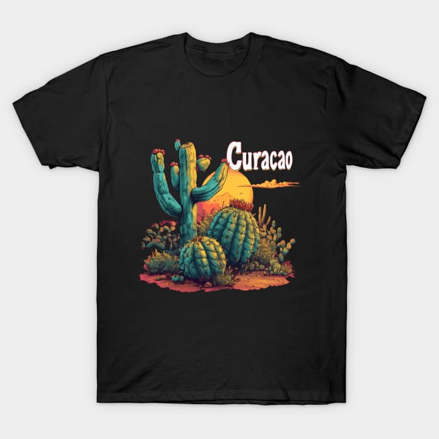 Curacao Design T-Shirt by VelvetRoom